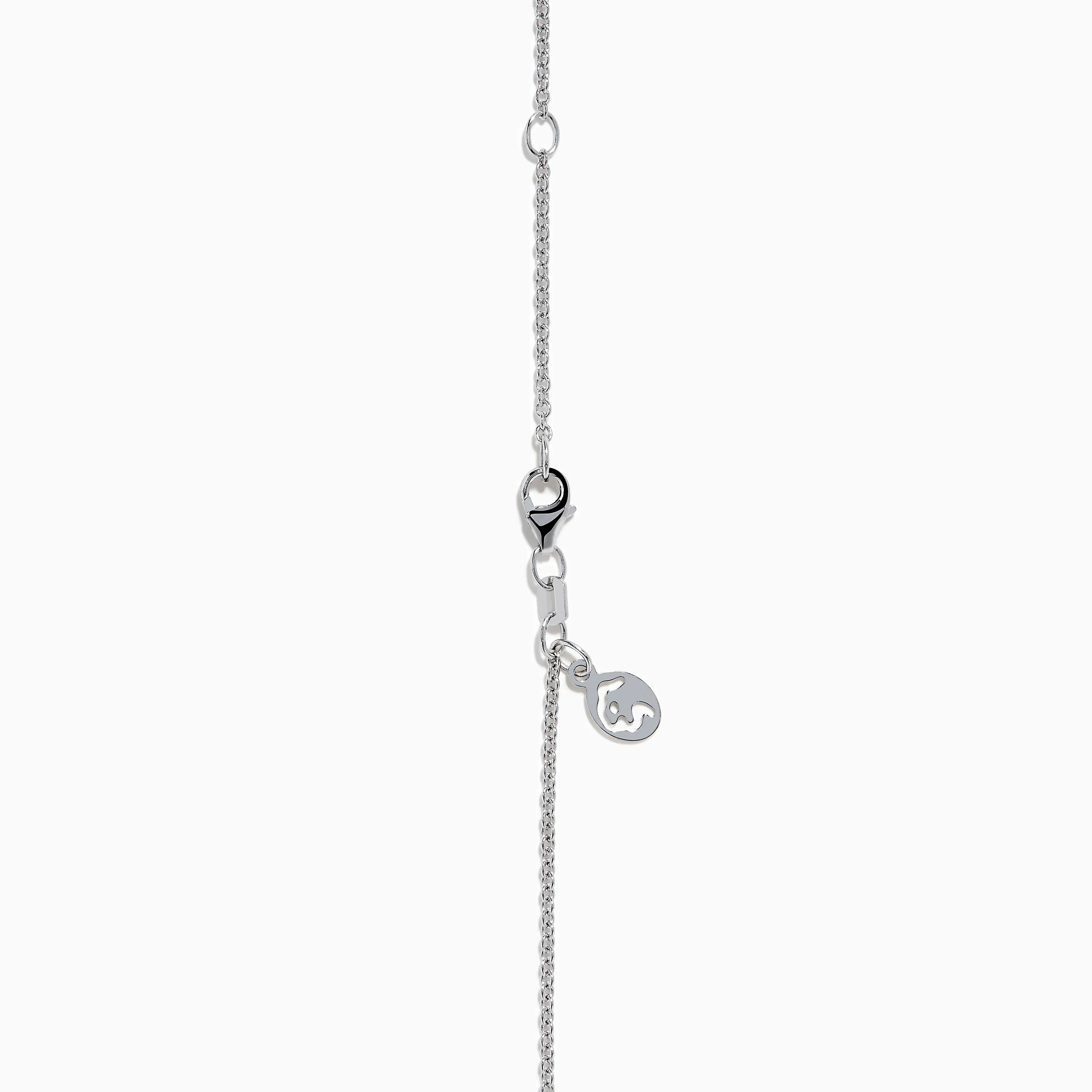 14K White Gold Pear Tanzanite and Diamond Halo Pendant - Image 4
