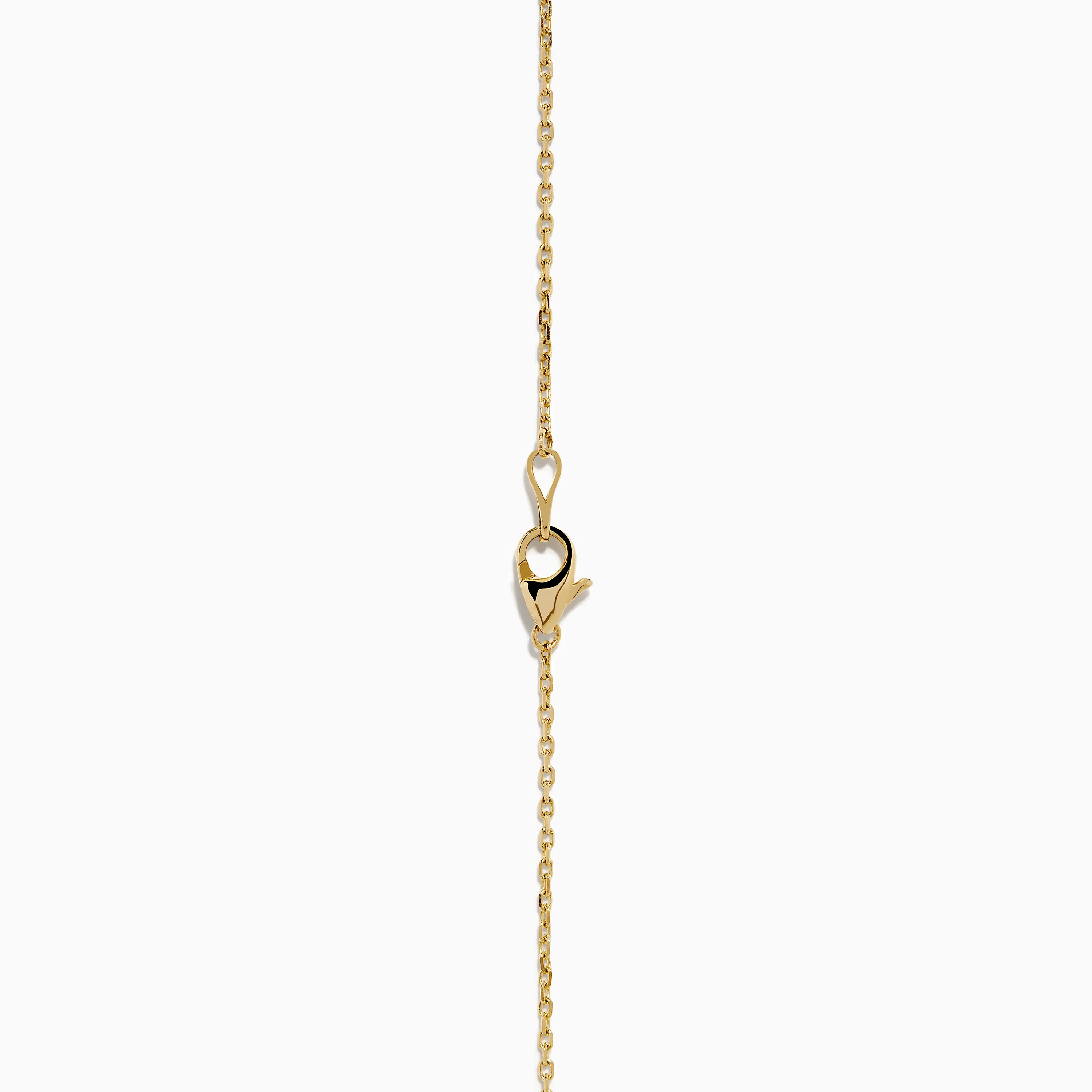 14K Yellow Gold 36 Inch 2.00ct Diamond Station Necklace - Image 4