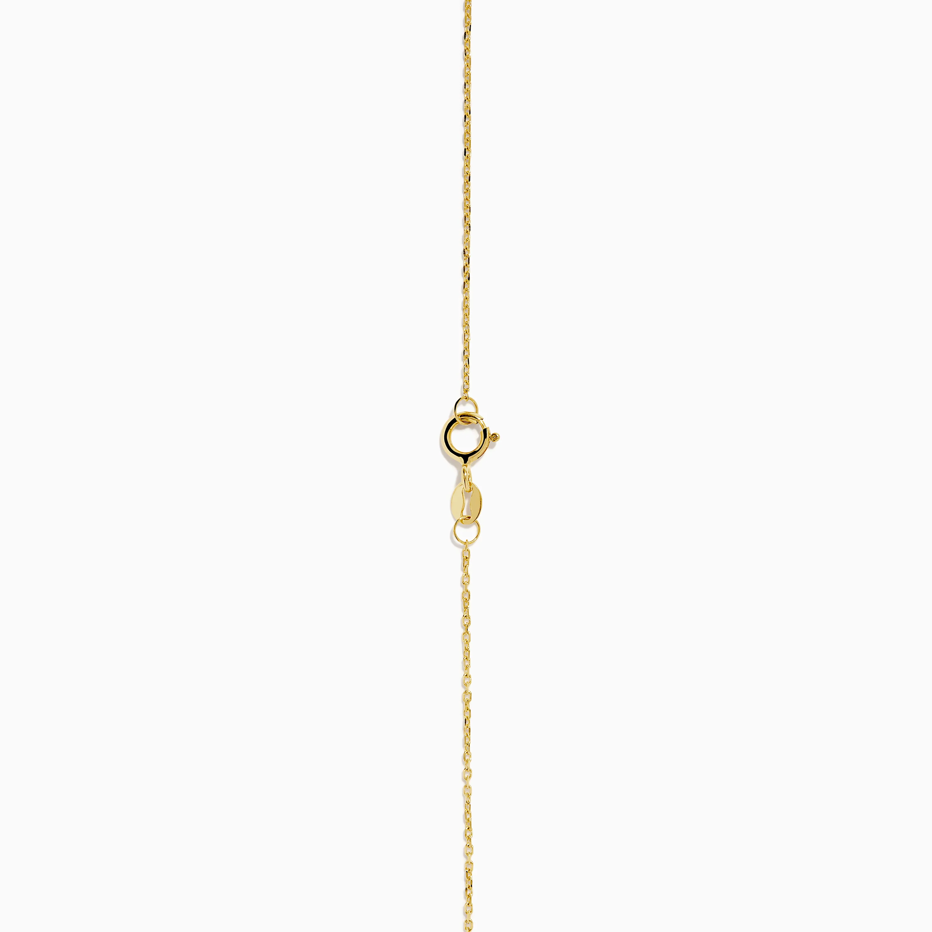 14K Yellow Gold Butterfly Station Necklace - Image 4