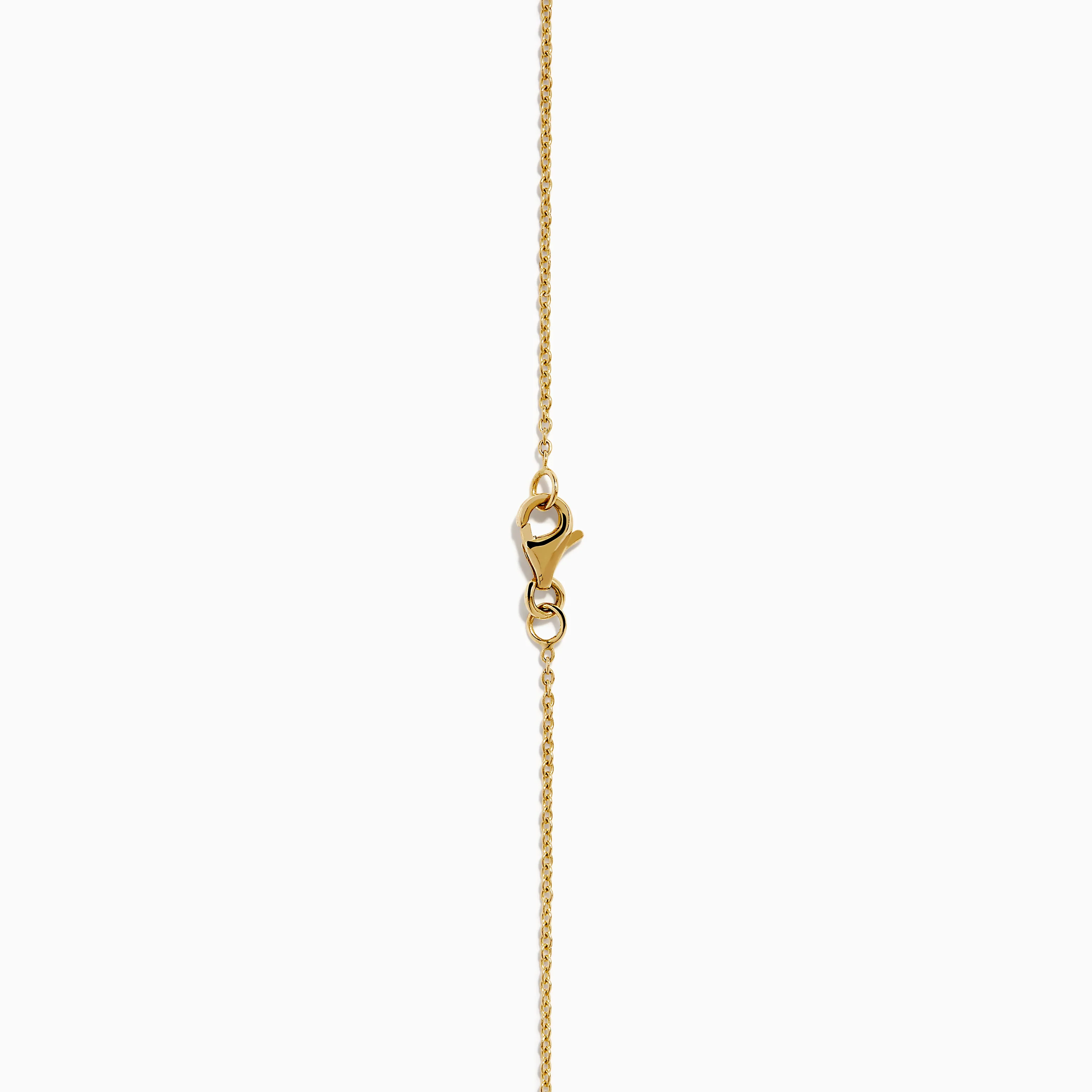 14K Yellow Gold Citrine and Diamond Halo Pendant - Image 4