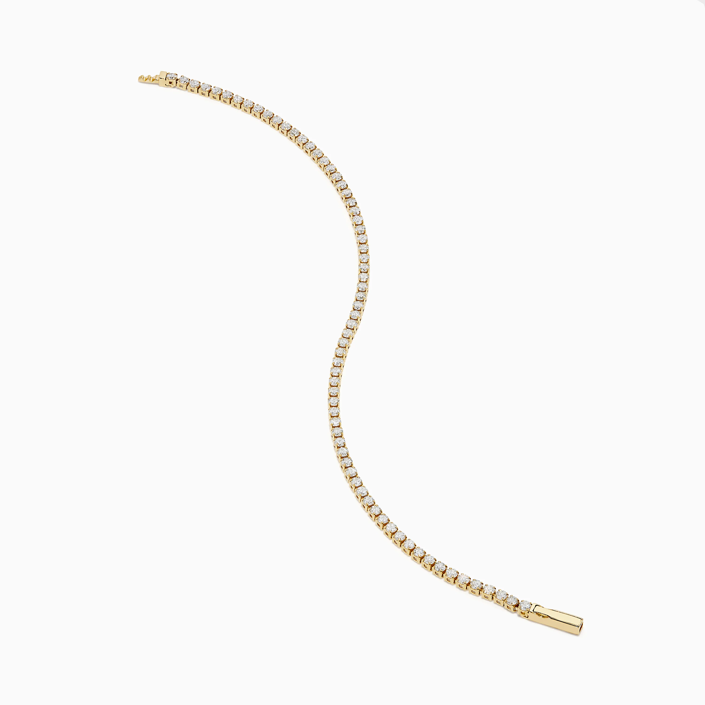 14K Yellow Gold Diamond Tennis Bracelet 2.33TCW - Image 2