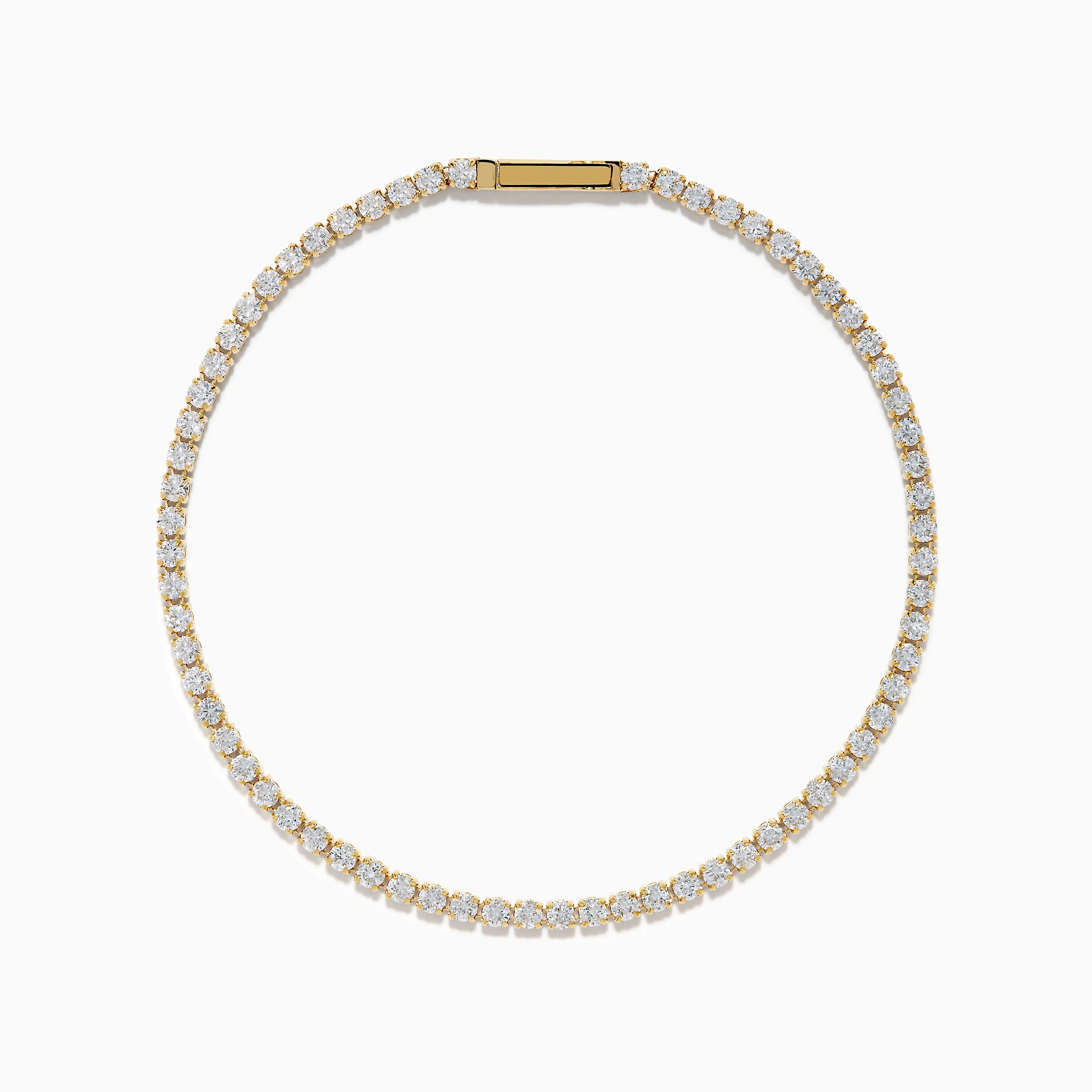 14K Yellow Gold Diamond Tennis Bracelet 2.33TCW - Image 3