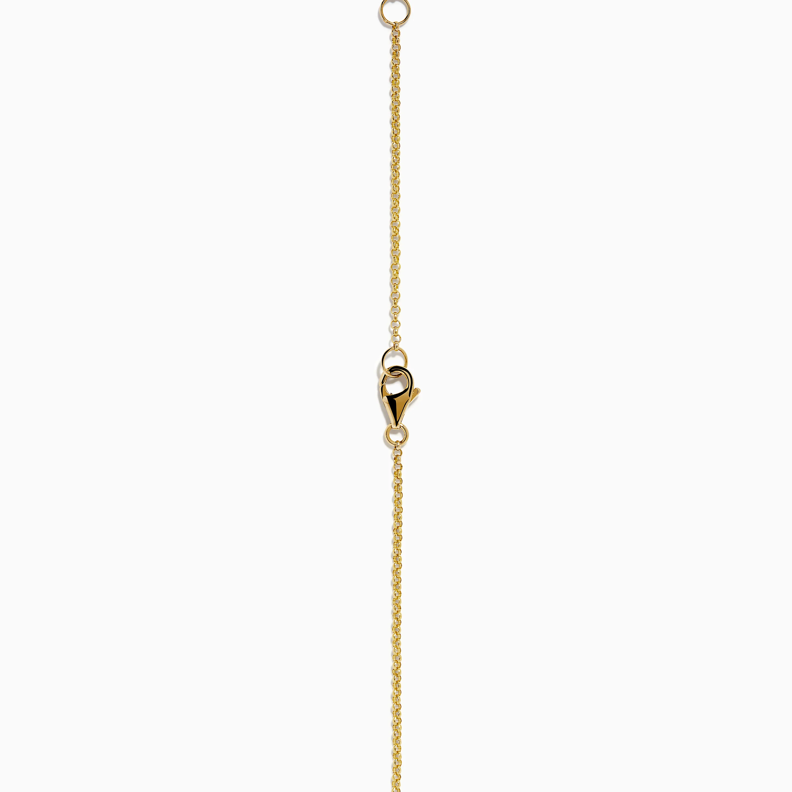 14K Yellow Gold Multi Sapphire and Diamond Collar Necklace - Image 4