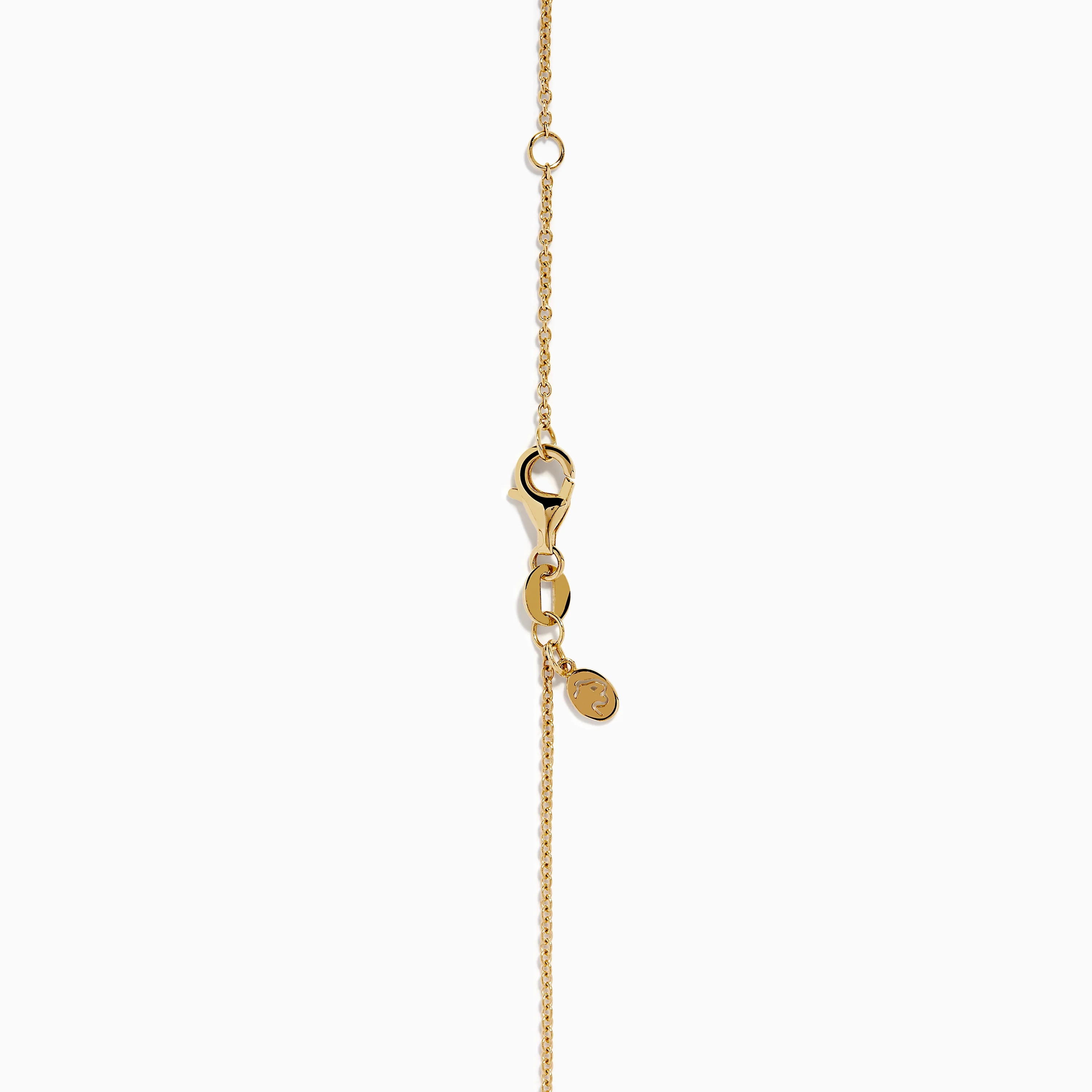 14K Yellow Gold Tsavorite and Diamond Palm Tree Pendant - Image 4