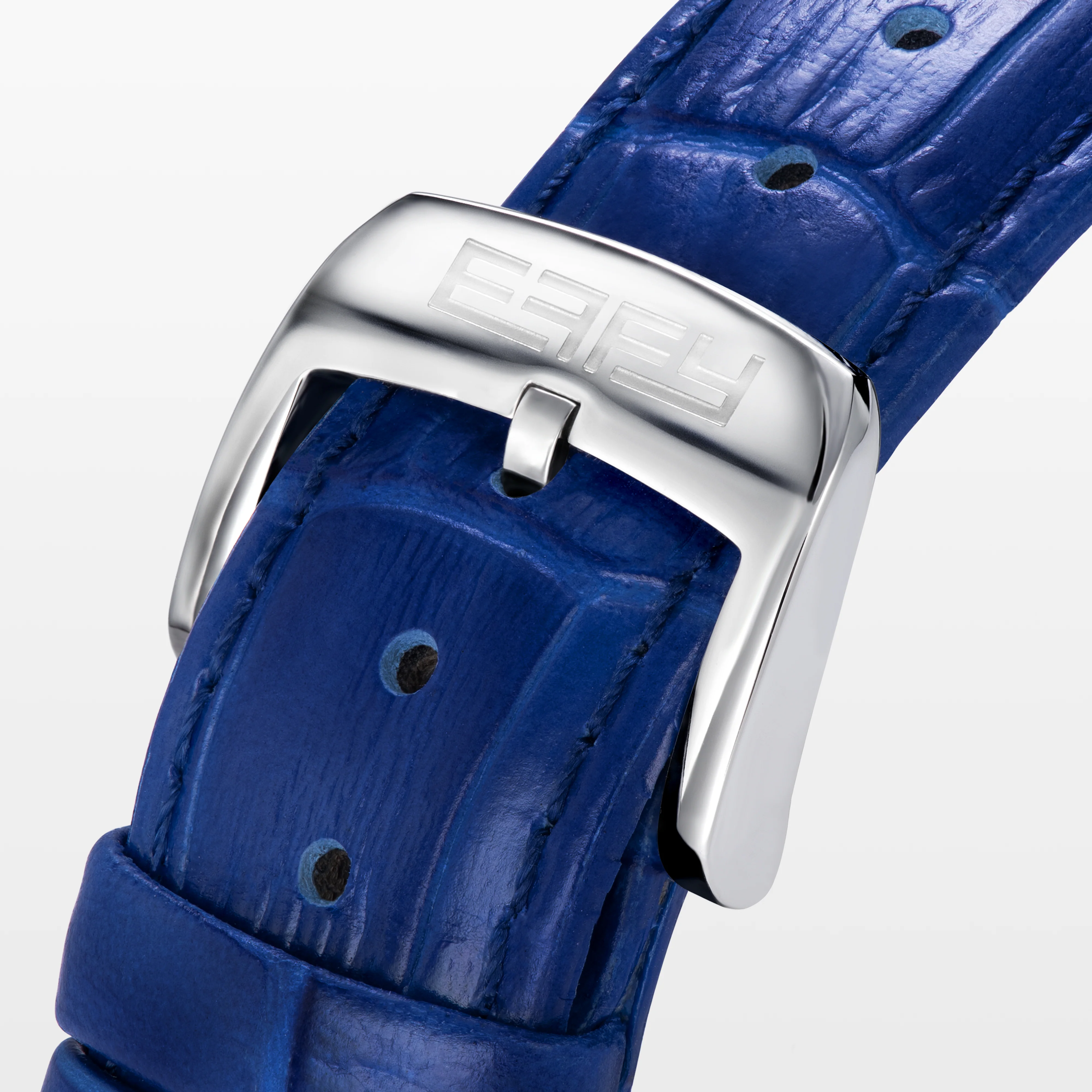39MM Swiss Made Stainless Steel Turtle Watch with Diamonds, Sapphires and Emeralds - Image 5