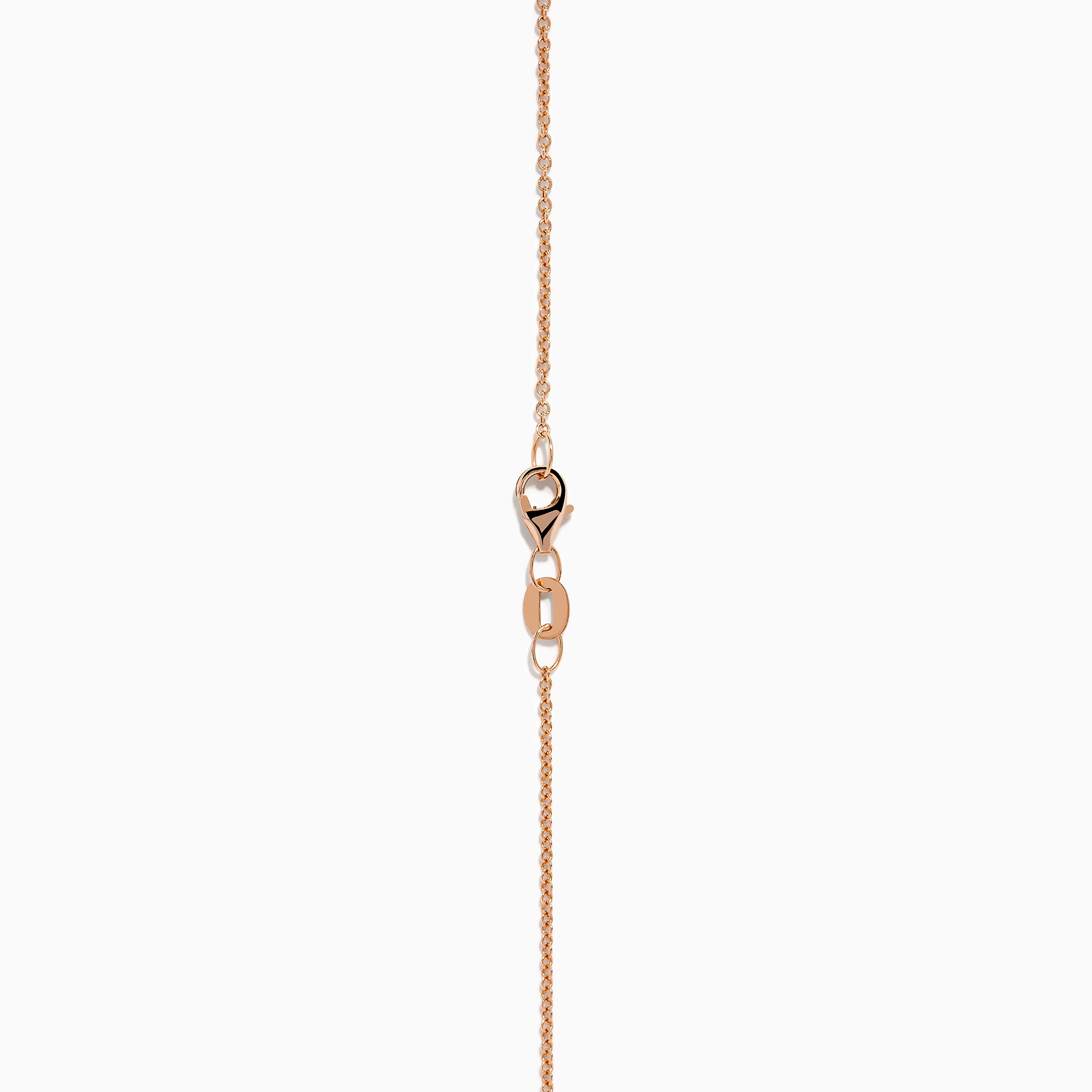 Blush 14K Rose Gold Morganite and Diamond Teardrop Pendant - Image 4