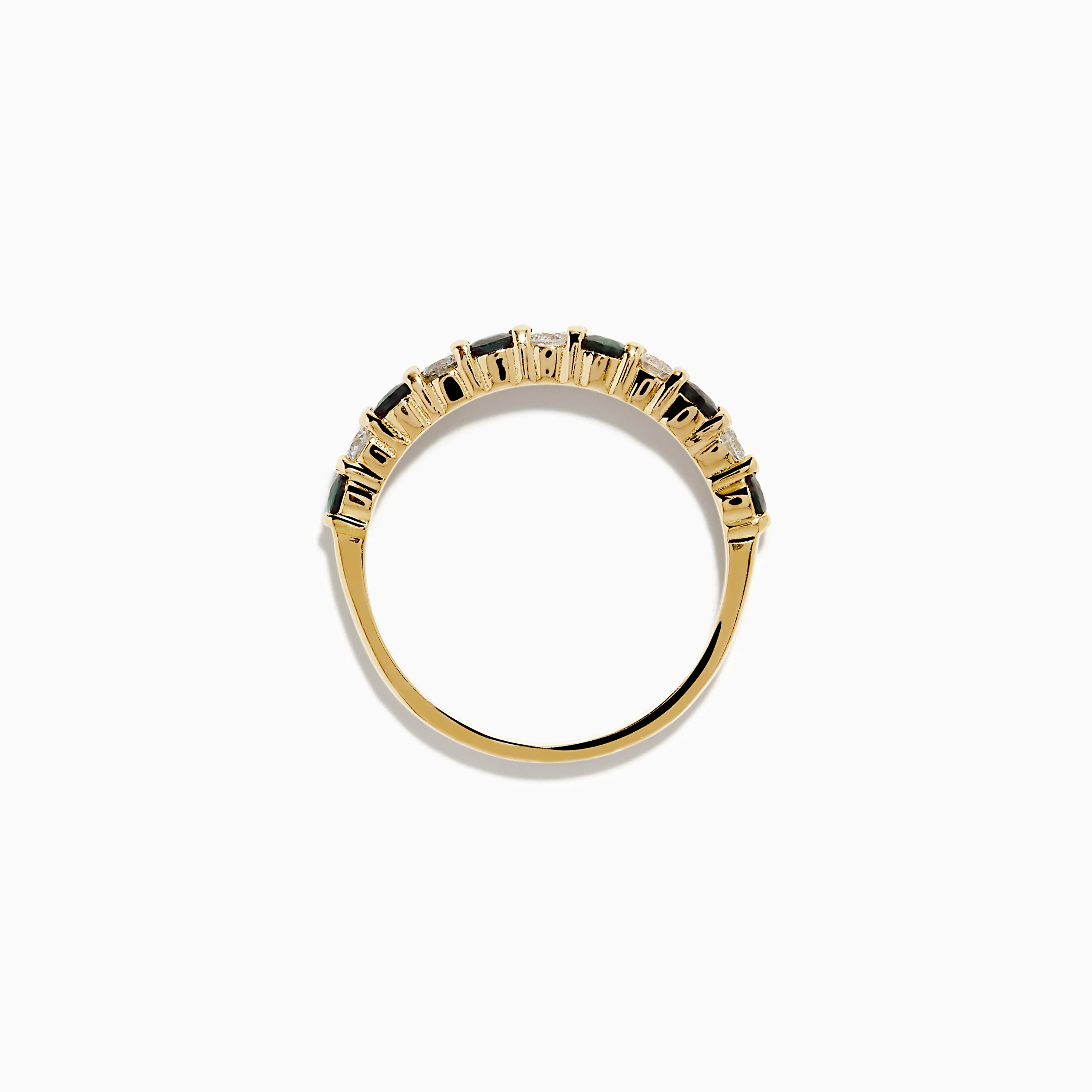 Effy Hematian 14K Yellow Gold Alexandrite and Diamond 11-Stone Ring - Image 3
