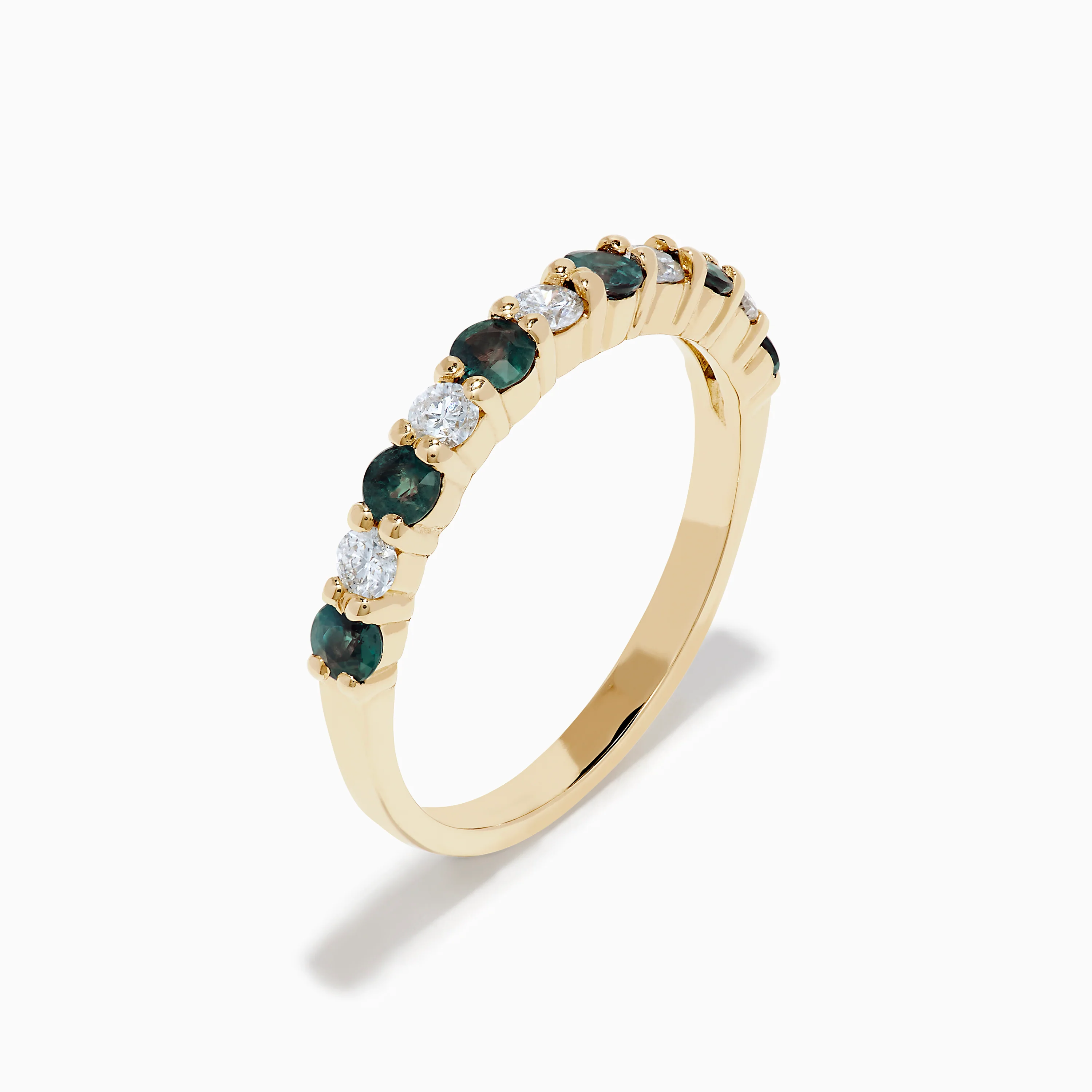Effy Hematian 14K Yellow Gold Alexandrite and Diamond 11-Stone Ring - Image 4