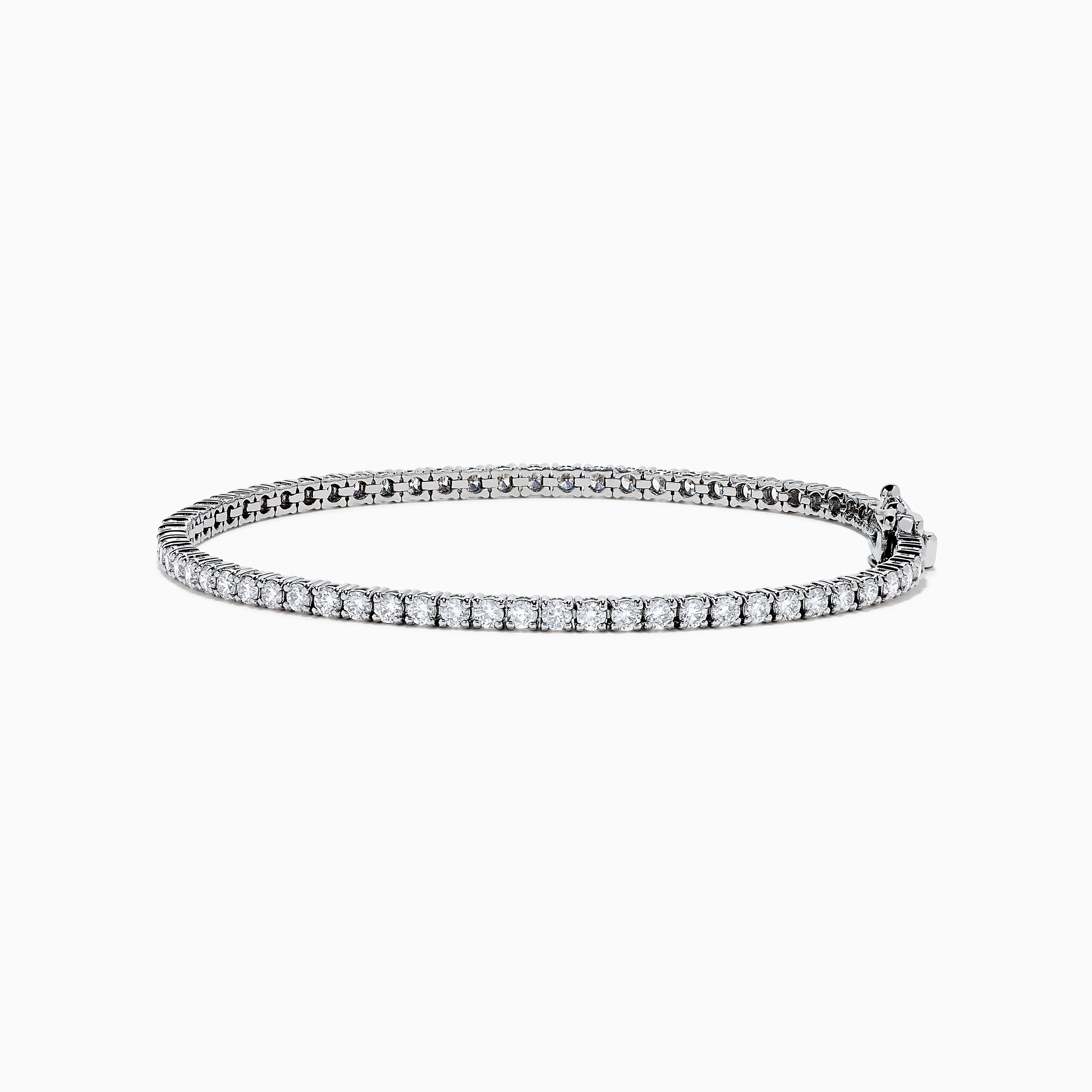 Lab Grown Diamond 2.95ct Tennis Bracelet in 14K White Gold