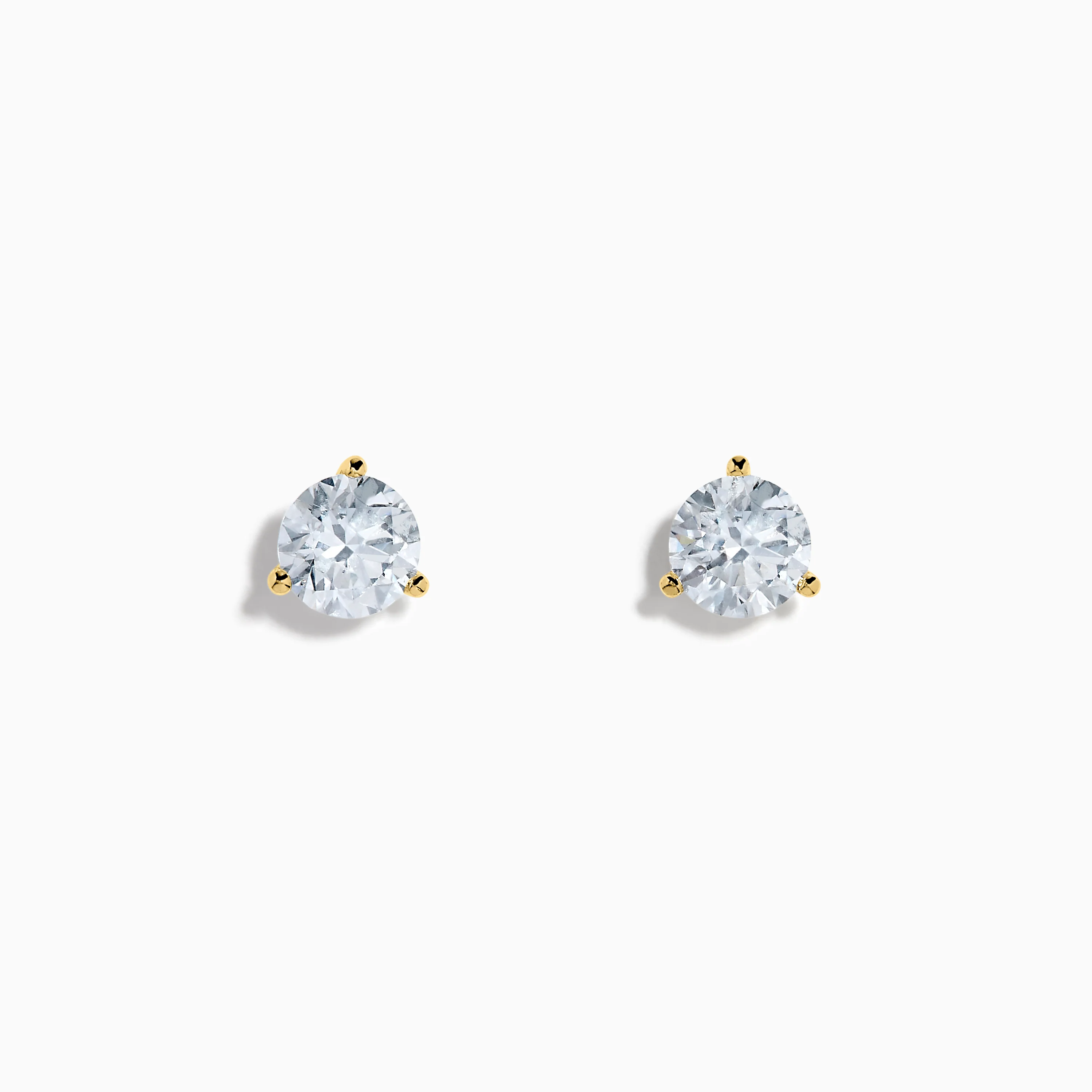 Lab Grown Diamond Earring and Necklace Set in 14K Yellow Gold - Image 3
