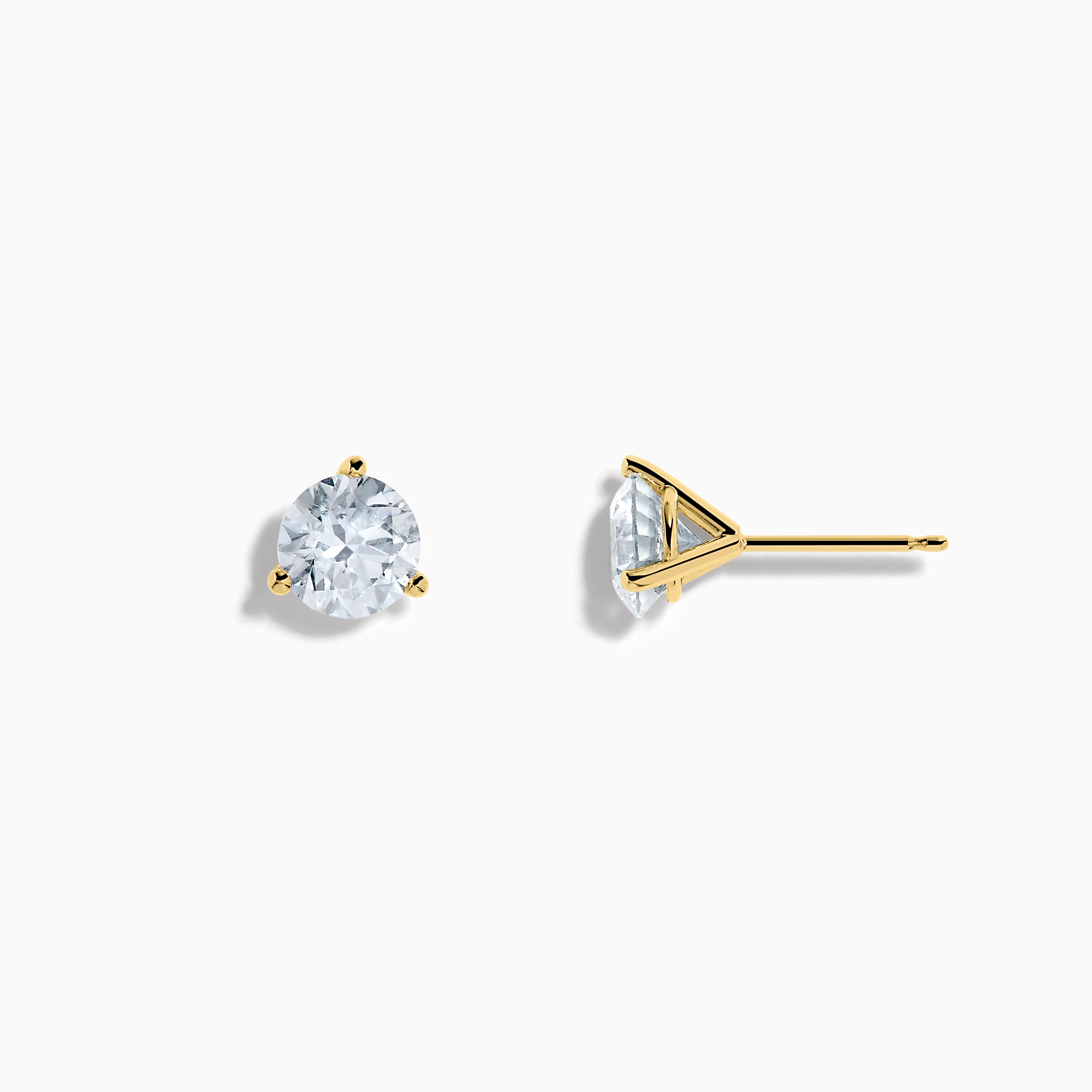 Lab Grown Diamond Earring and Necklace Set in 14K Yellow Gold - Image 5