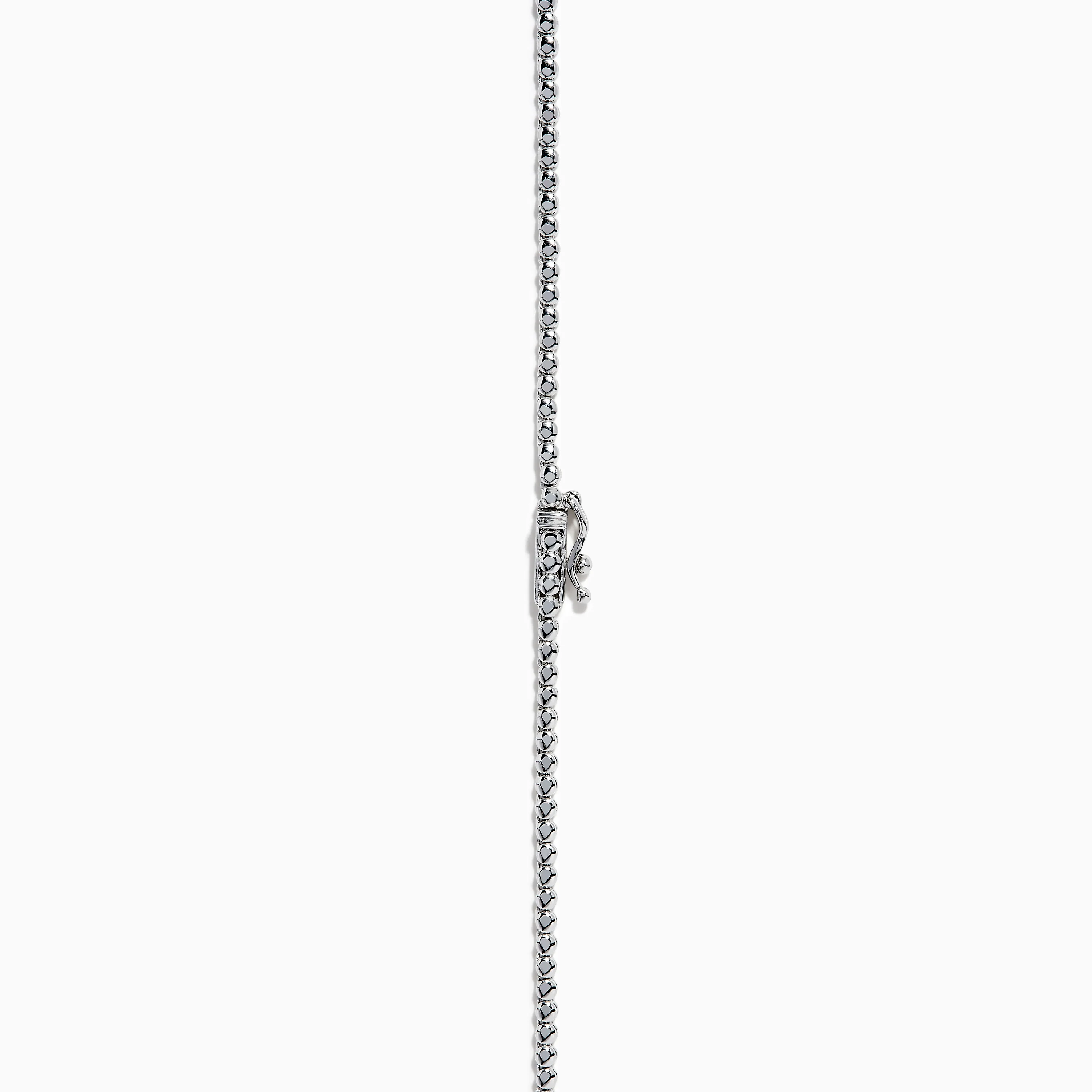 Lab Grown Round Diamond 5.00ct Graduated Tennis Necklace in 14K White Gold - Image 4