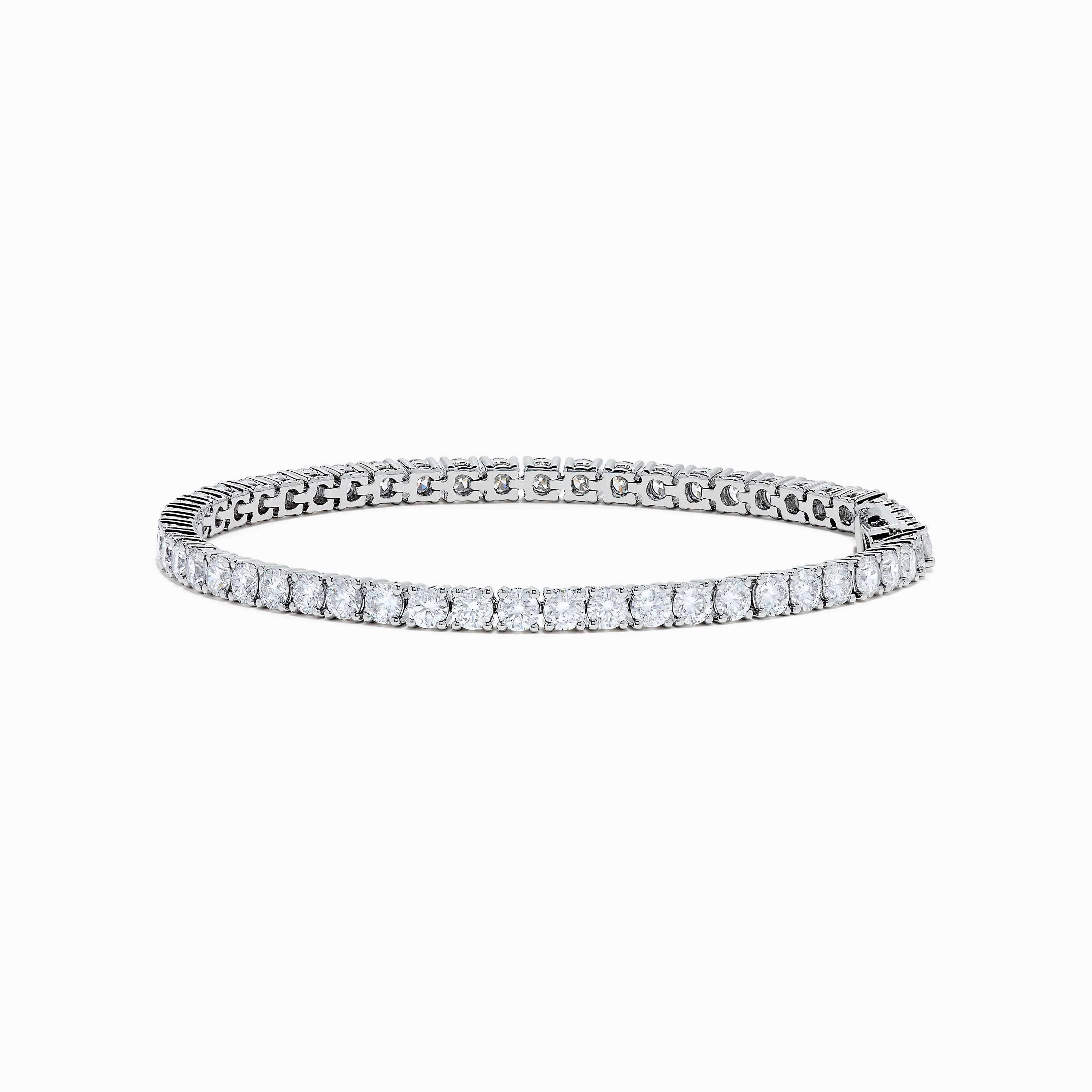 Lab Grown Round Diamond 7.00ct Tennis Bracelet in 14K White Gold