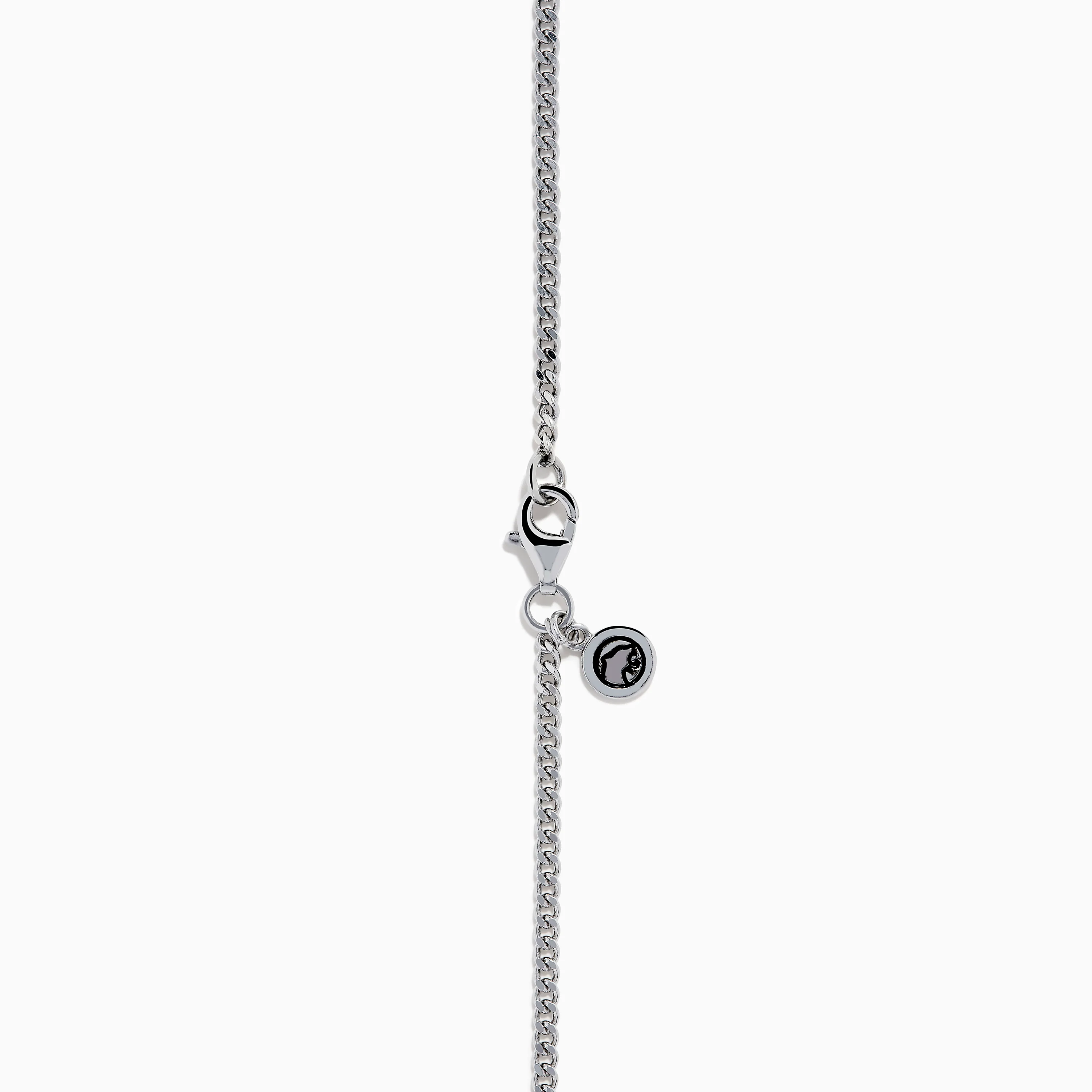 Men's 925 Sterling Silver Black Spinel Skull Pendant - Image 4