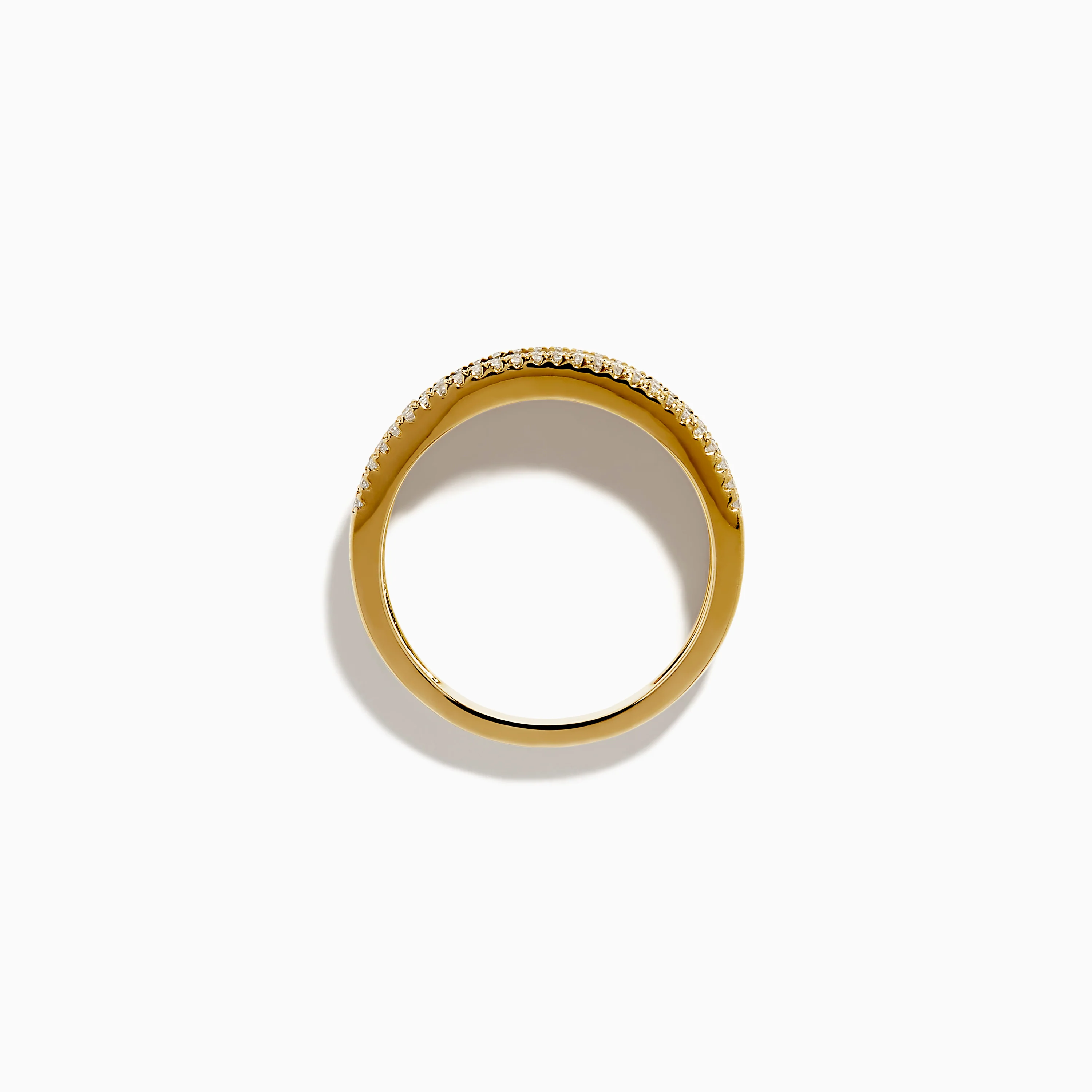 Watercolors 14K Yellow Gold Multi Sapphire and Diamond Band - Image 3